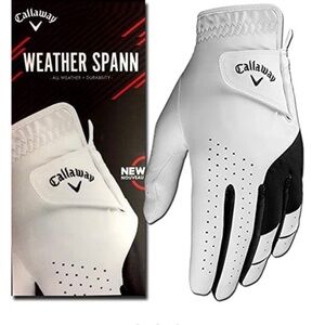 Callaway Weather Spann Right Hand White Golf Glove XXL